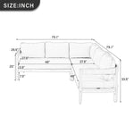 U_Style Acacia Solid Wood Patio Furniture Set