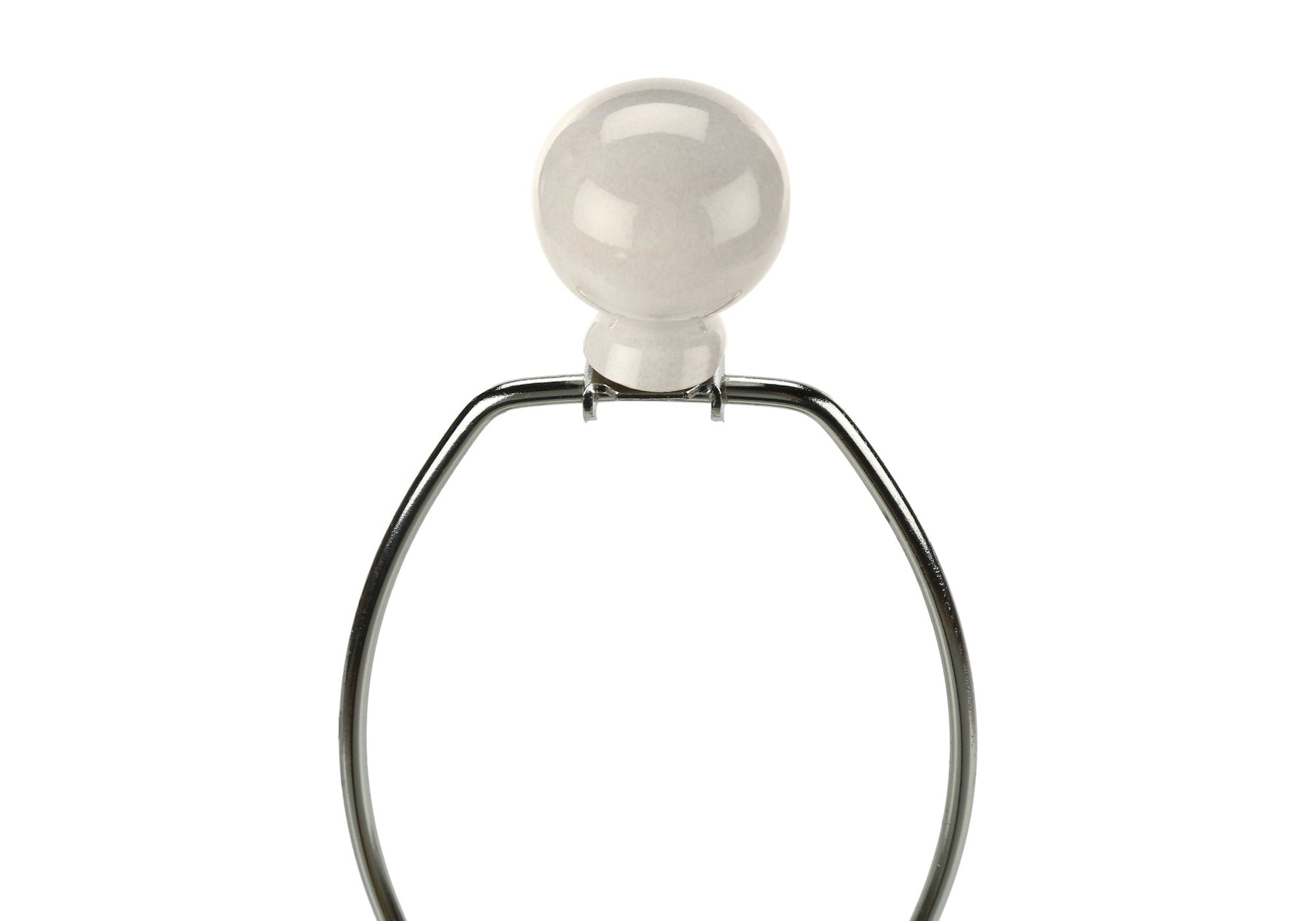 Contemporary 33"h Table Lamp with Ivory Shade and Cream Ceramic Base