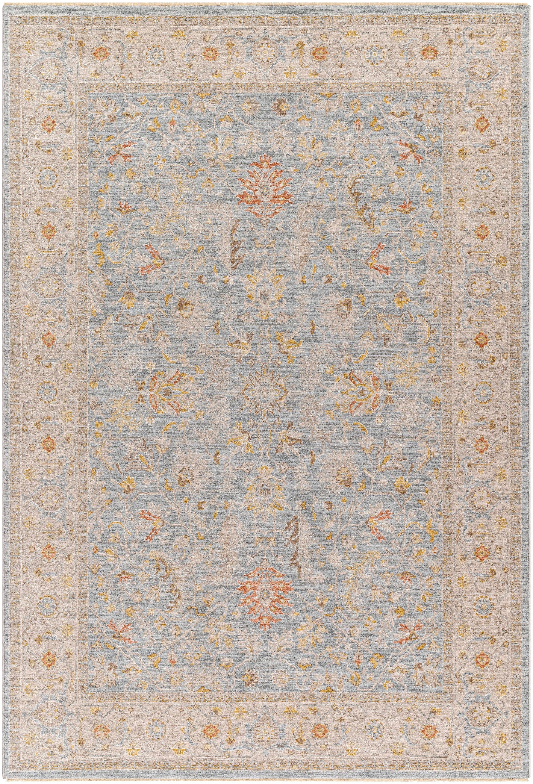 Edie Taupe Thick Luxe Oushak Rug