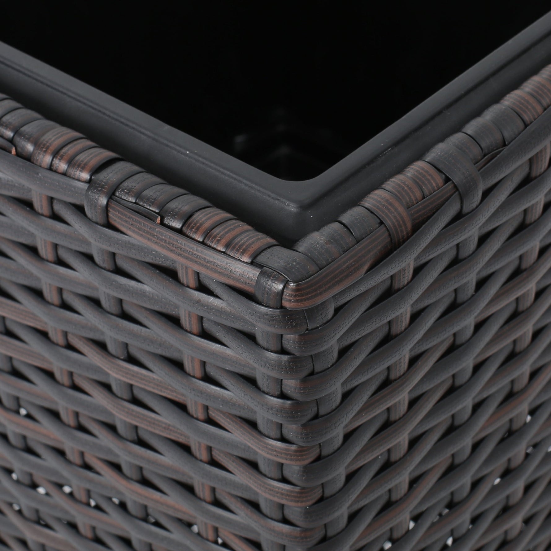 Rattan Flower Pot - Brown