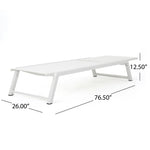 Myers Chaise Lounge White