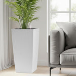 30 in Tall Large Flower Pot Planter with Self-Watering Drainage Holes