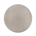 Outdoor Lightweight Concrete Side Table, Light Gray
