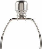 Enetai Glass White Table Lamp
