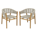 Outdoor Accent Chair Set 2 Person Seating Group