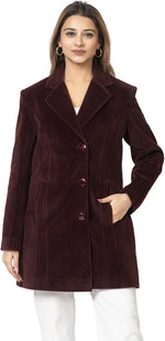 GEE 5 Women’s Winter Wear Single Breasted Coat Regular Fit for Casual Wear