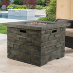 33' SQUARE MGO FIRE PIT - 40000 BTU.