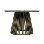 Patio Set Outdoor Acacia Wood Furniture Sets - Modern Club Chair Conversation Sets with Patio Dining Table
