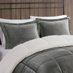 King Plush to Sherpa Down Alternative Comforter Set