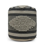 Diamond Handcrafted Cylindrical Pouf