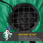 4ft Animated Window-Cling Inflatable Ghost with LED Illumination