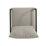 Leora Modern Minimalist Round Tube Sofa Chair with Cushions