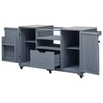 K&K 66.5" Outdoor Kitchen Island for Big Green Egg Grills