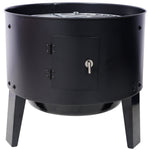 Charcoal Smoker Grill Wood Smoker Grills Outdoor Cooking 16 Inch Portable BBQ