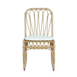 5 PCS Outdoor Dining Set for 4 with Acacia Wood Top & Rattan Chairs