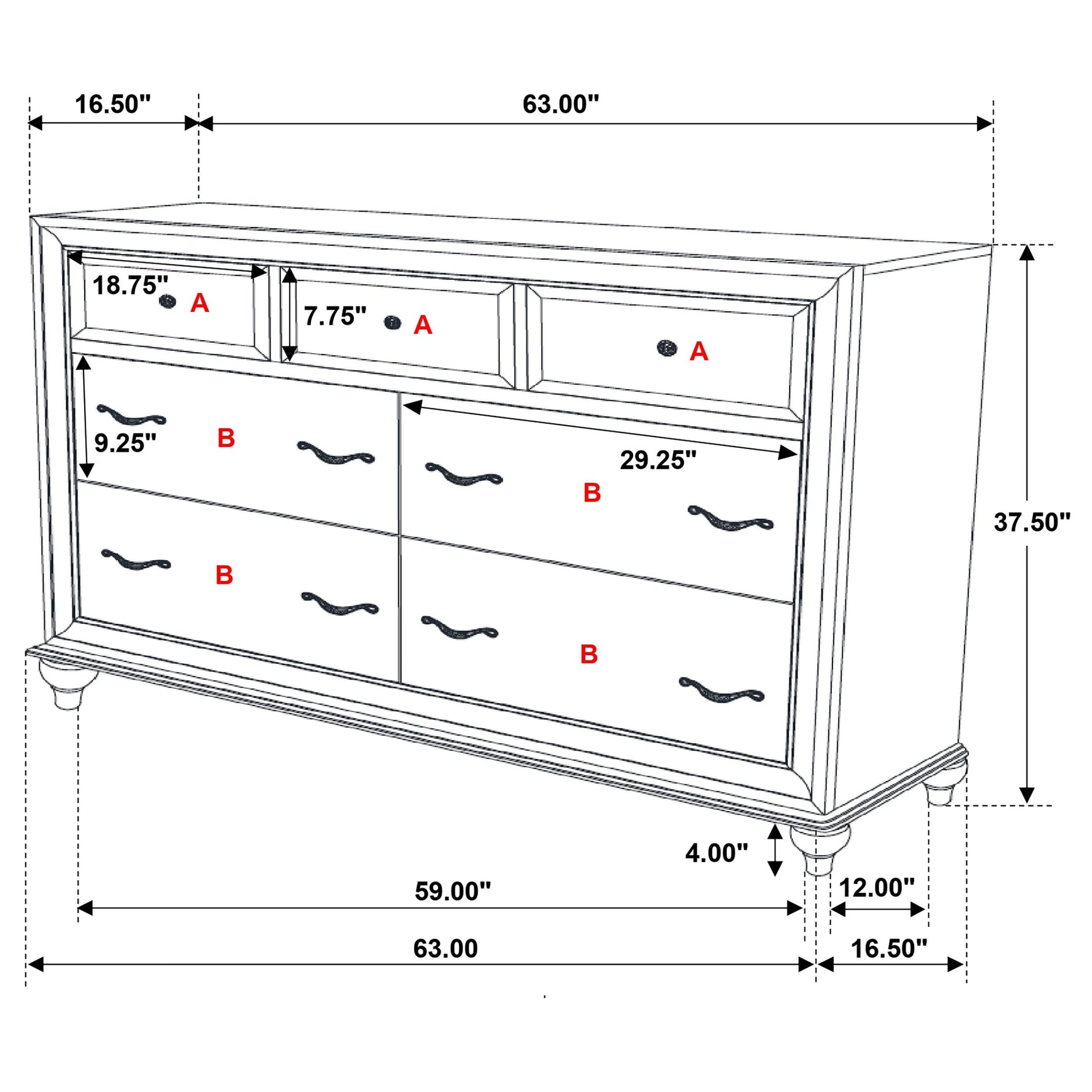 Randall White 5-Piece Queen Bedroom Set