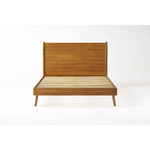 Okioki Mid-Century Wood Bed