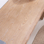 Rustic Wood Console Table with Natural Log Accents – 62" Entryway Table