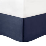 7 Piece Tufted Comforter Set Navy King