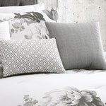 Ridgely 7 Pc Watercolor Black and White Floral Comforter Set