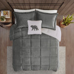 King Plush to Sherpa Down Alternative Comforter Set