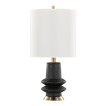 Lloyd 26" Contemporary Polyresin Table Lamp - Set of 2