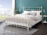 Comet White Finish Full Bed