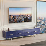 TV Stand With Slatted Drawers