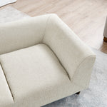 Modern Rectangular Pet Sofa with Backrest and Armrests