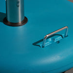 Wheelie Round Umbrella Base With Stainless Steel Holder