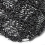 Jumanji Handcrafted Wool and Cotton Pouf - Brown