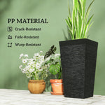Modern Design Stackable Tapered Planters, Set of 3 Outdoor Planters