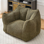 Comfortable Chenille Sofa Chairs With Highly Resilient Foam
