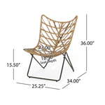 Bryson Light Brown Outdoor Chair Set