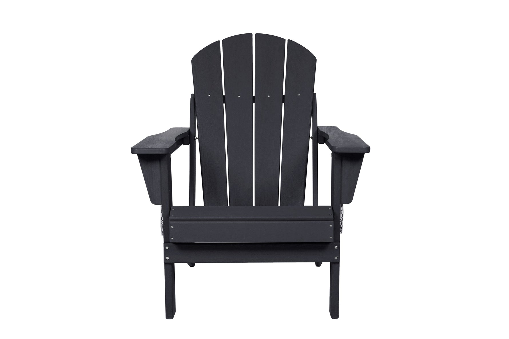 Folding Adirondack Chair with Side Table, 3-Piece Set