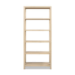 Ellis 71' Reclaimed Wood 5-Shelf Open Frame Bookcase