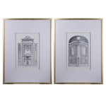 The Grand Portal™ Duo — Architectural Pencil Art Prints