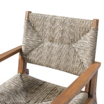 Durable Outdoor Dining Chair Set with Acacia Wood Frame and Wicker Seat