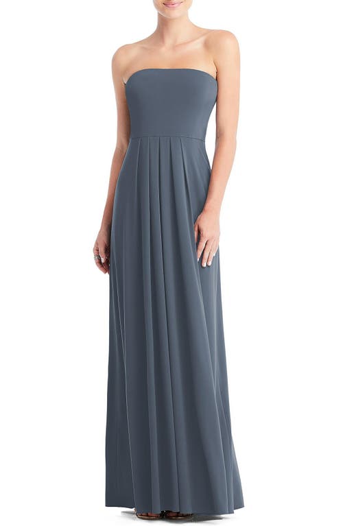 Dessy Collection Multi-Way Loop A-Line Gown in Silverstone , Size X-Small