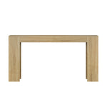Farmhouse Style Oak-Colored Extra-Long Console Table