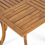 Hermosa 5-Piece Acacia Wood Outdoor Dining Set