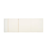 Outdoor Reclining Chair Cushion with Headrest in Beige