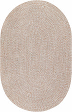 Cream Braided Faux Jute Outdoor Rug