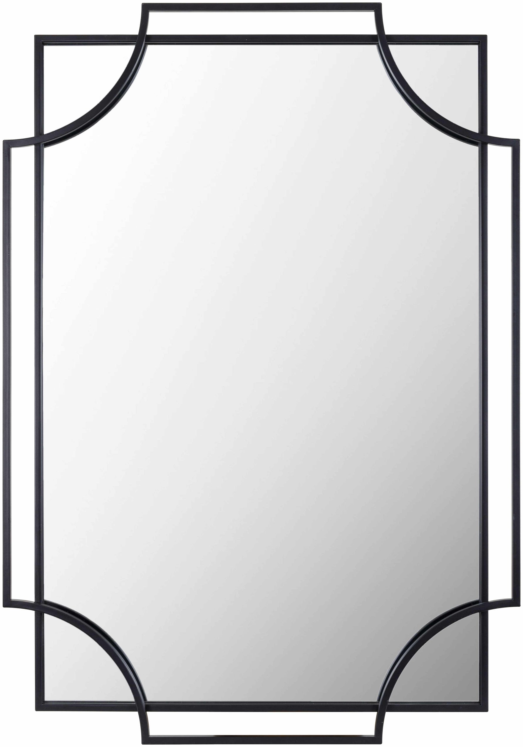 Golasecca Black Frame Mirror - Clearance