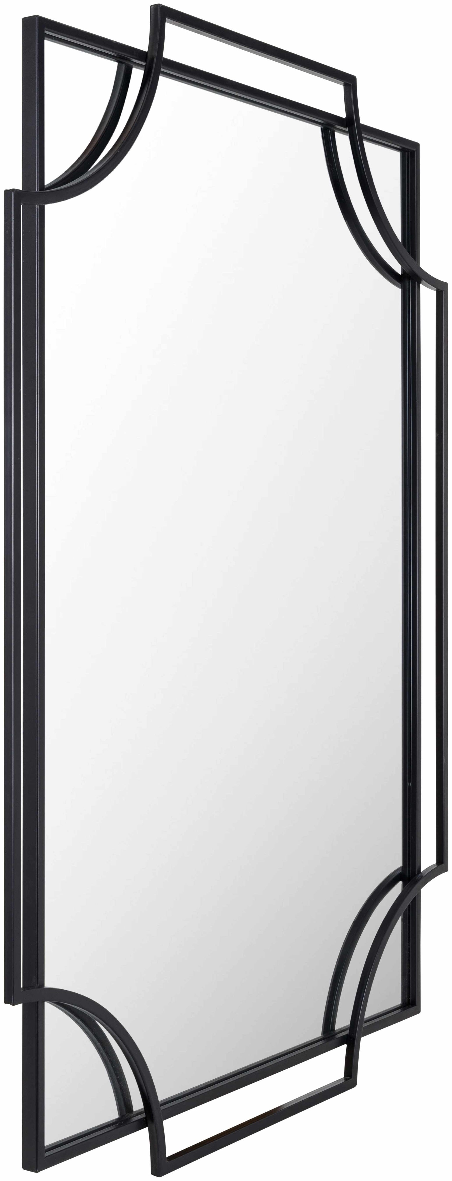 Golasecca Black Frame Mirror - Clearance