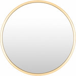 Guindarohan Gold Frame Round Mirror