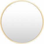 Guindarohan Gold Frame Round Mirror