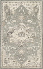 Broomfield 1196 Hand Tufted Taupe Wool Rug