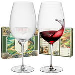 Classica Bordeaux Hand-Blown Stemmed Wine Glassware, Set of 2