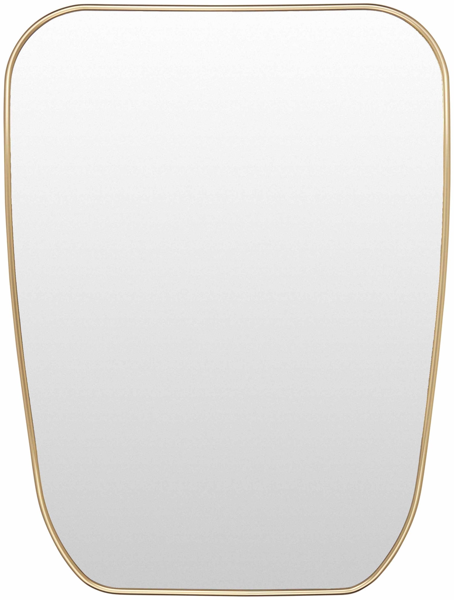 Orbassano Gold Frame Round Mirror - Clearance